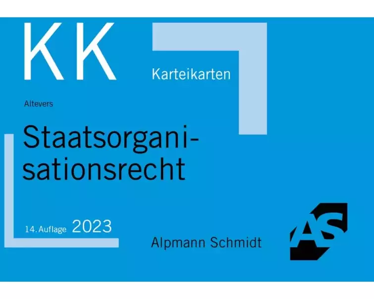 Karteikarten Staatsorganisationsrecht