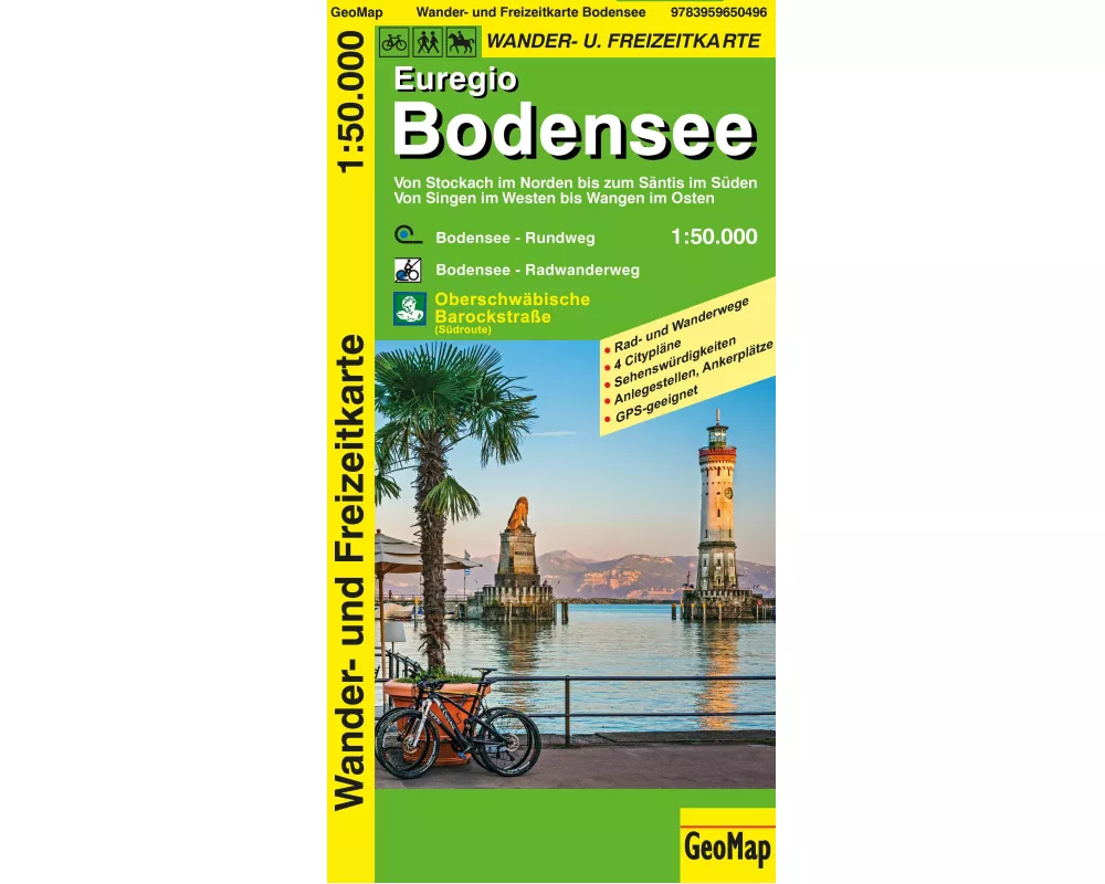 Euregio Bodensee Wander- und Freizeitkarte