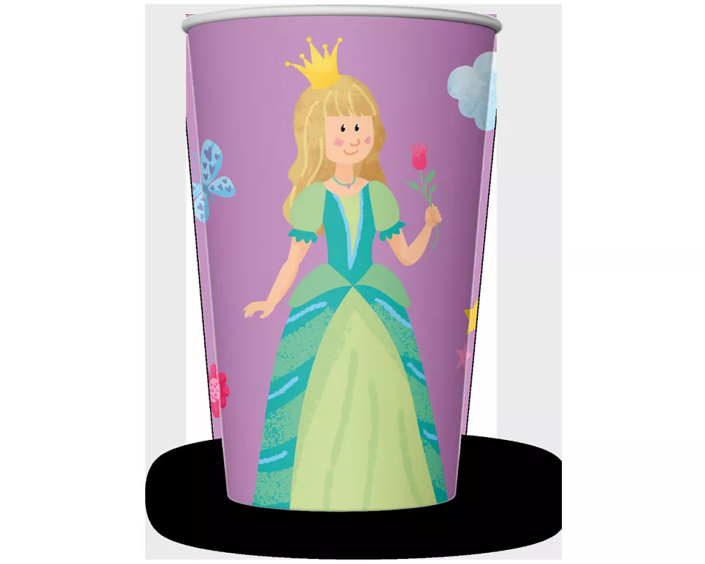 Pappbecher-Set Prinzessin