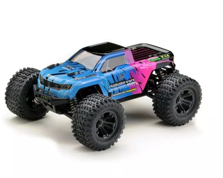 Absima Monster Truck MINI AMT 4WD Blau/Pink, RTR, 1:16