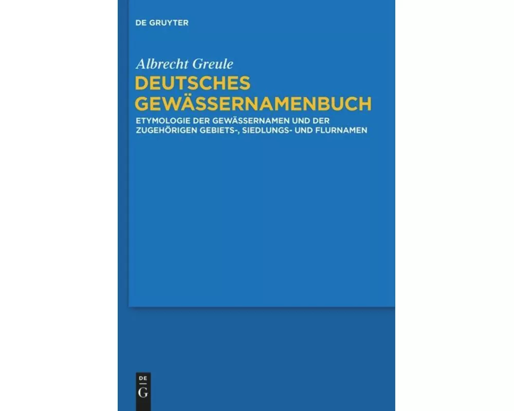 Deutsches Gewässernamenbuch