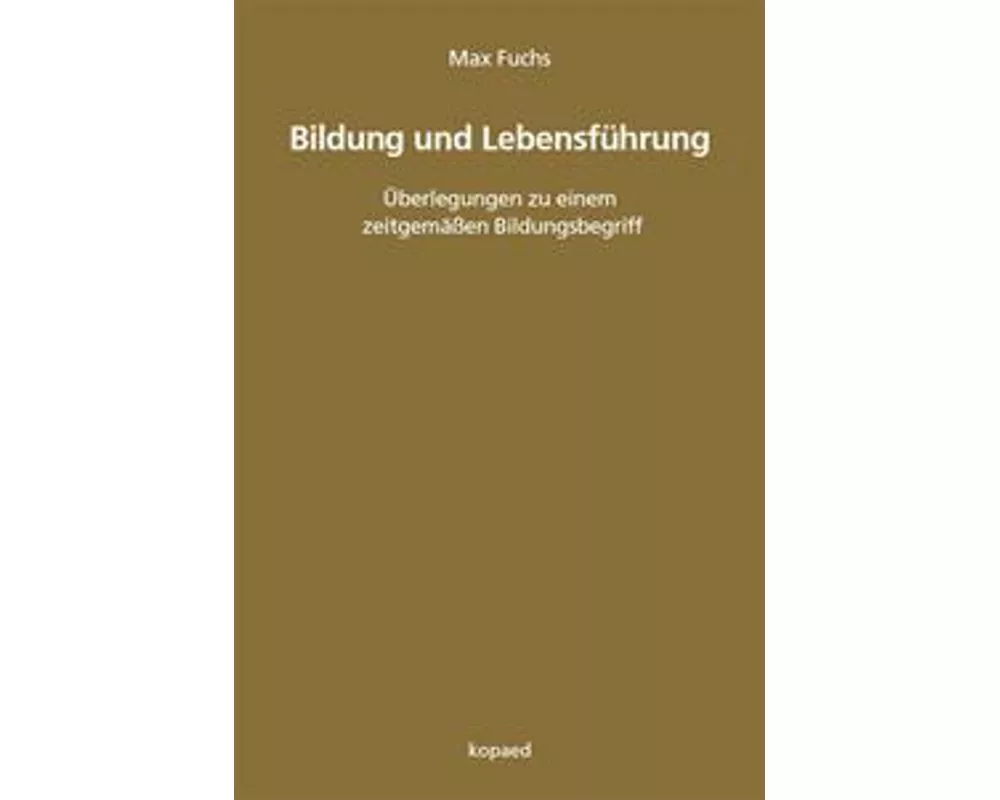 Bildung und Lebensfhrung