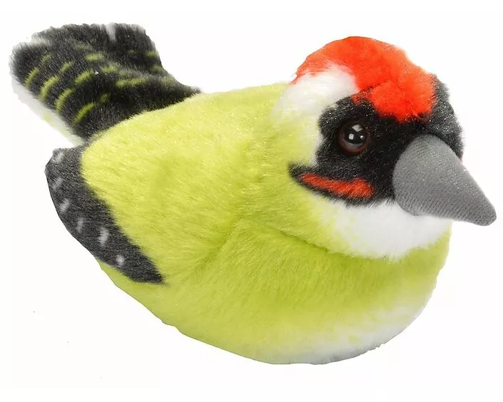 Plüsch Grünfink singend RSPB Birds