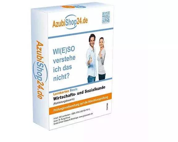 AzubiShop24.de Lernkarten Wirtschafts- und Sozialkunde Rohrleitungsbauer