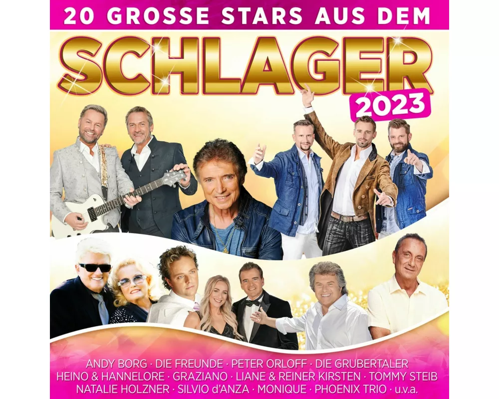 20 groáe Stars aus dem Schlager 2023