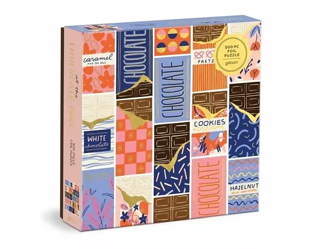 At the Chocolate Bar 500 Piece Foil Puzzle