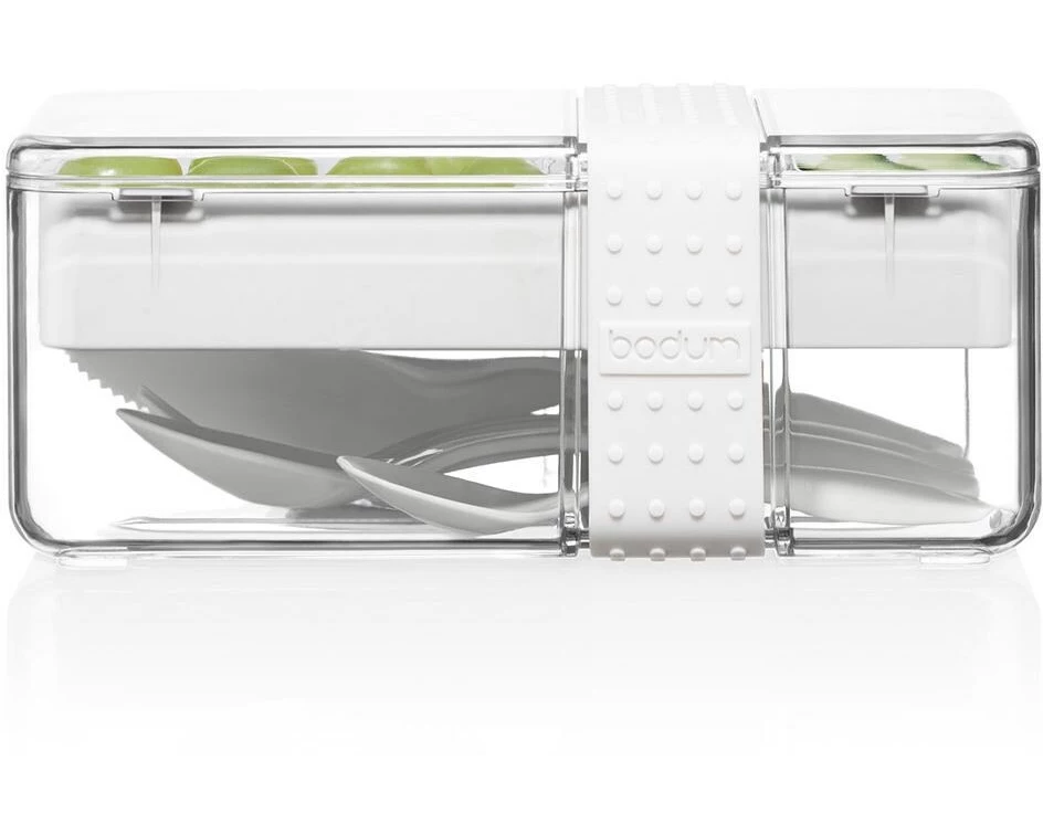 Bodum Lunchbox mit Besteck Bistro Creme