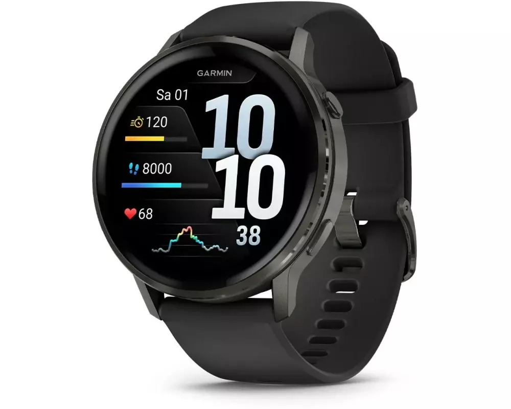 GARMIN GPS-Sportuhr Venu 4 - 41 mm Schwarz/Grau