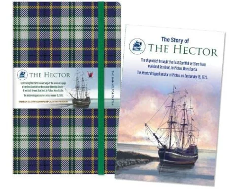 Waverley (L): Ship Hector Tartan Cloth Large Notebook