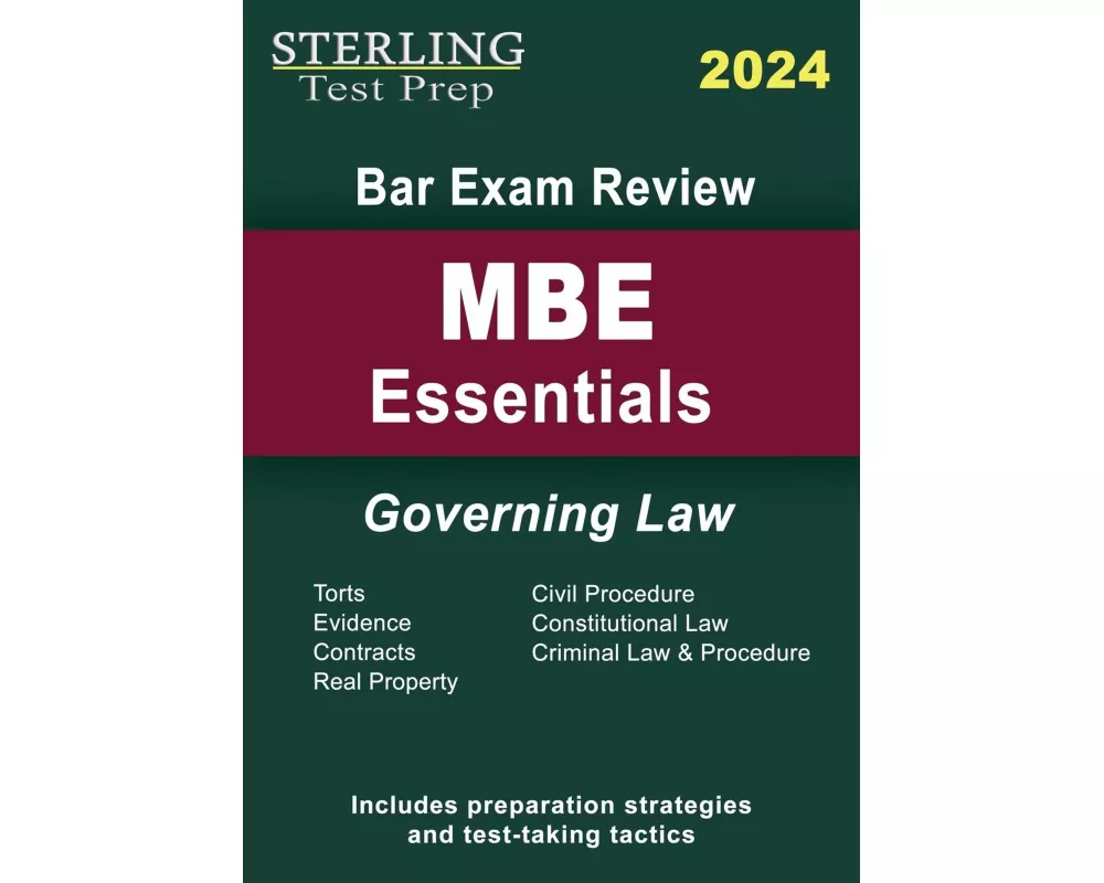 Sterling Bar Exam Review MBE Essentials