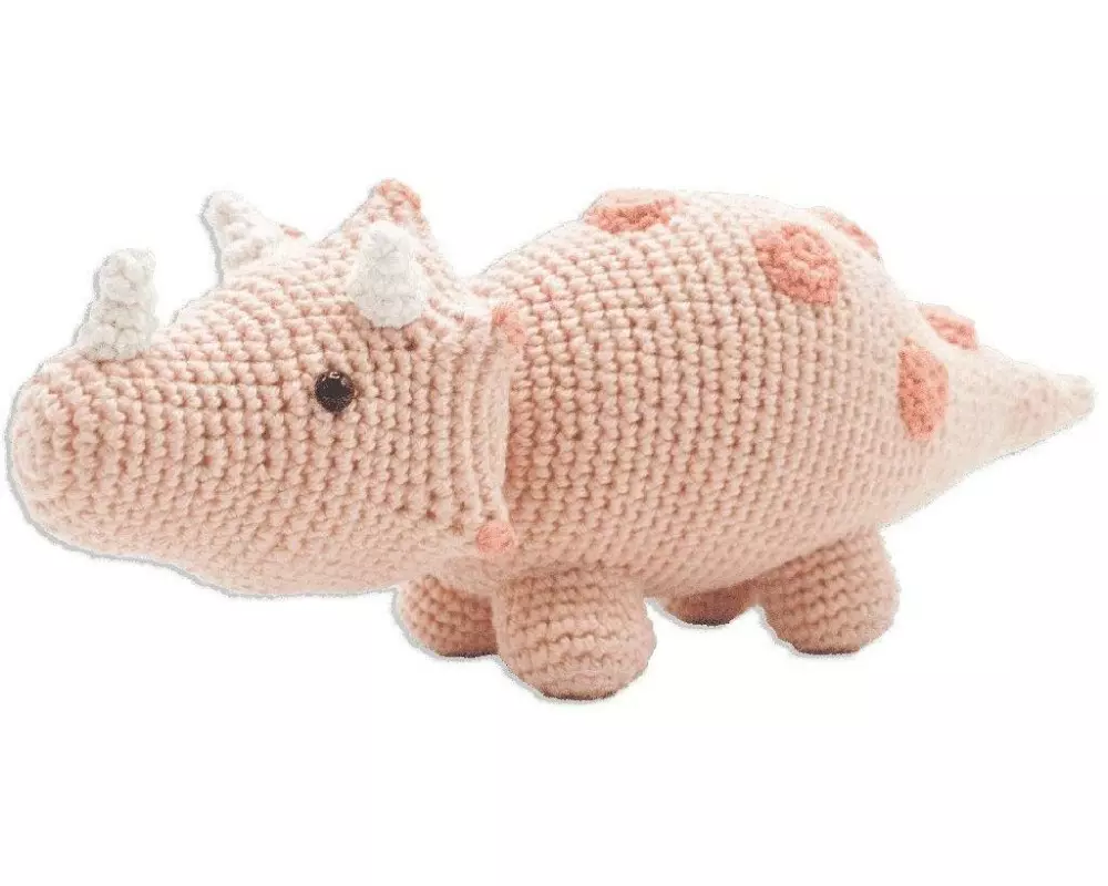 Hardicraft Häkelset Dino Triceratops 24 cm