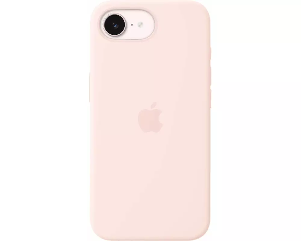 Apple Silicone Case mit MagSafe iPhone 17 Soft Pink