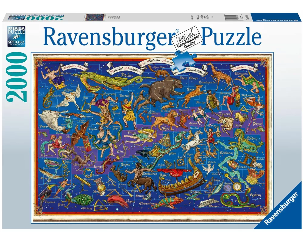 Erwachsenenpuzzle 2000 Teile - Sternbilder