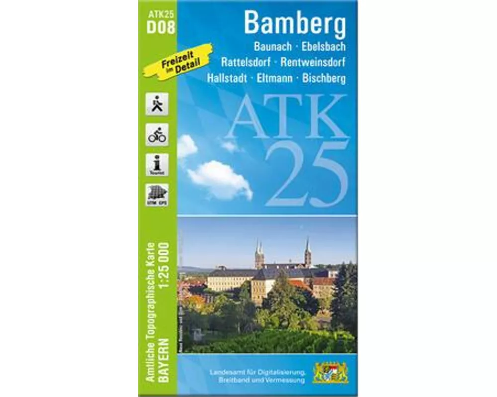 ATK25-D08 Bamberg (Amtliche Topographische Karte 1:25000)