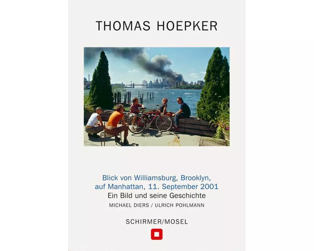 Blick von Williamsburg, Brooklyn, auf Manhattan, 11. September 2001