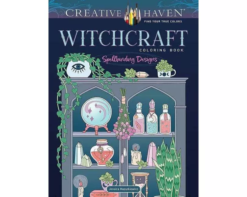 Creative Haven Witchcraft Coloring Book