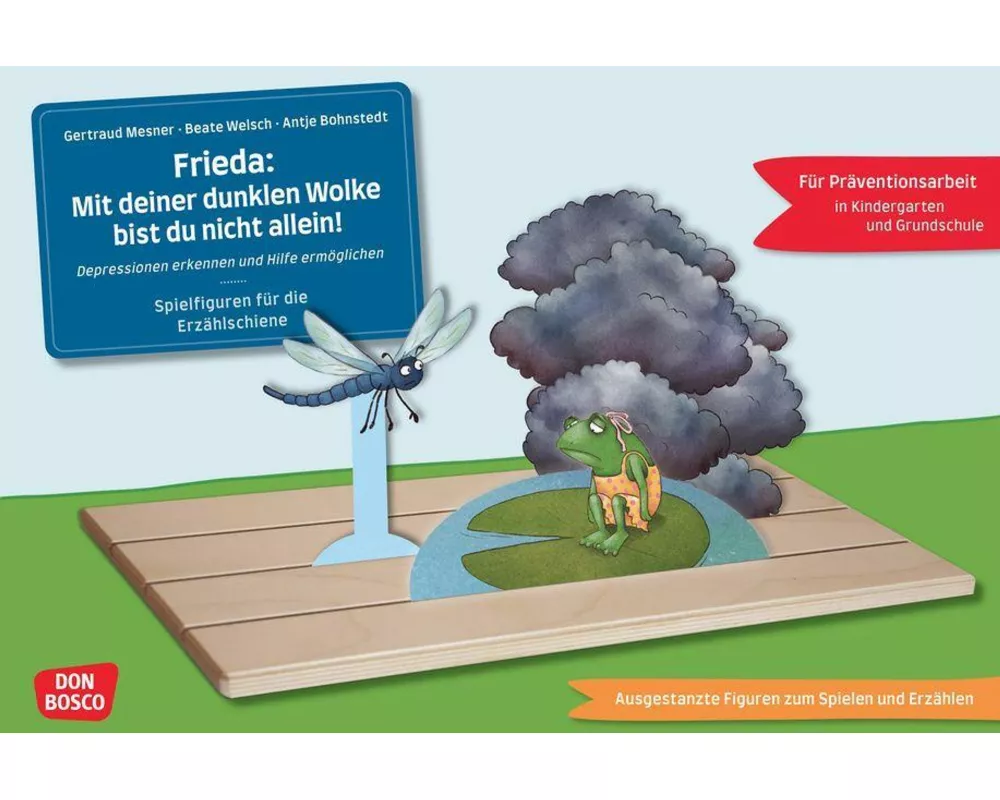 Frieda: Mit deiner dunklen Wolke bist du nicht allein! Erzählschienen-Figurenset