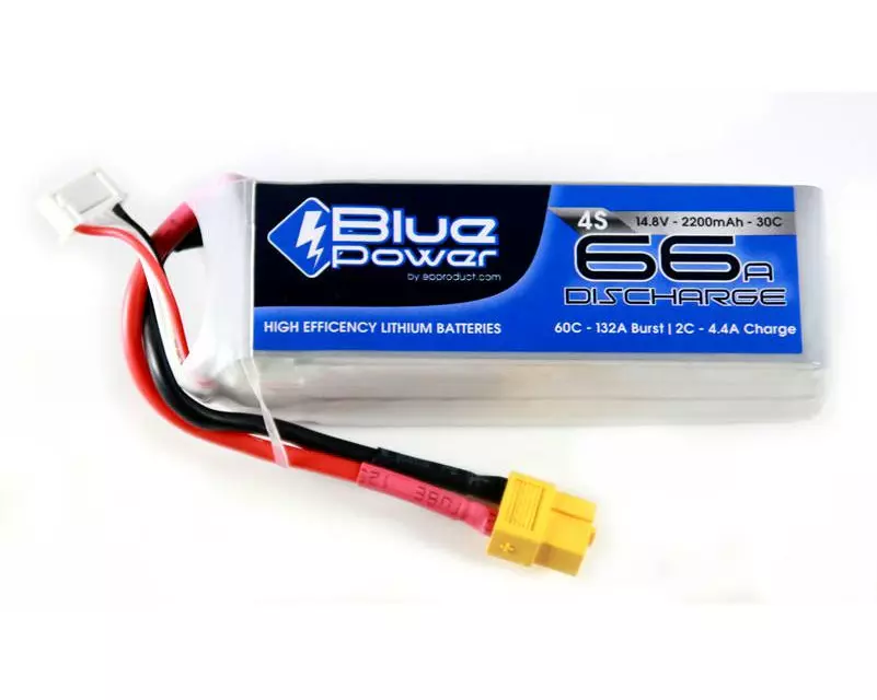 EP RC-Akku LiPo 2200 mAh 14.8 V 30C BluePower