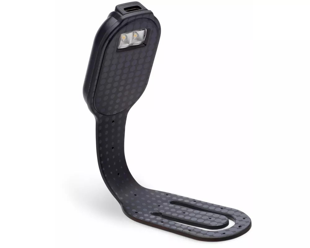 Flexilight RC (Black Dots) - wiederaufladbares Leselicht - 2 in 1 Leselampe & Lesezeichen - LED Leselicht - Geschenk für Leser, Buchliebhaber - Deutsc