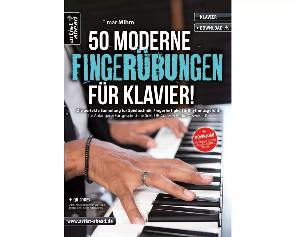 50 moderne Fingerübungen für Klavier!