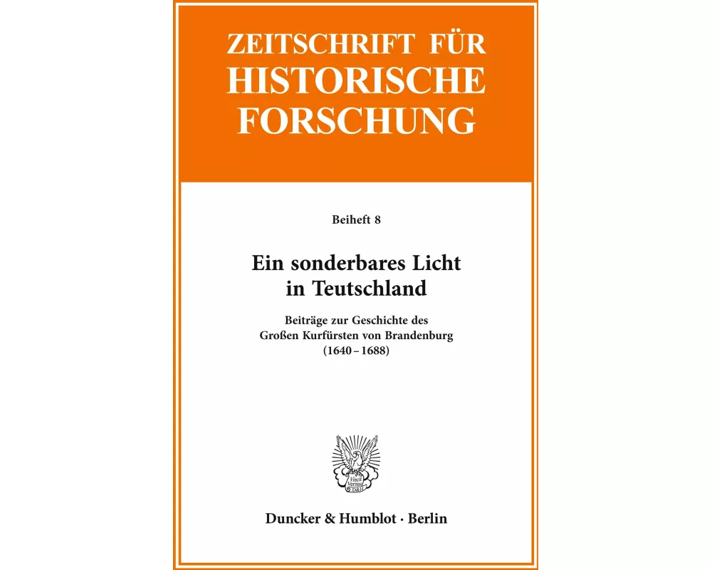 Ein sonderbares Licht in Teutschland
