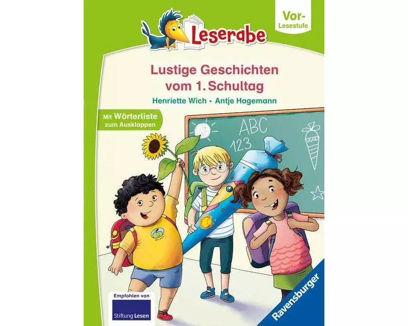 Leserabe Vor-Lesestufe - Lustige Geschichten vom 1. Schultag