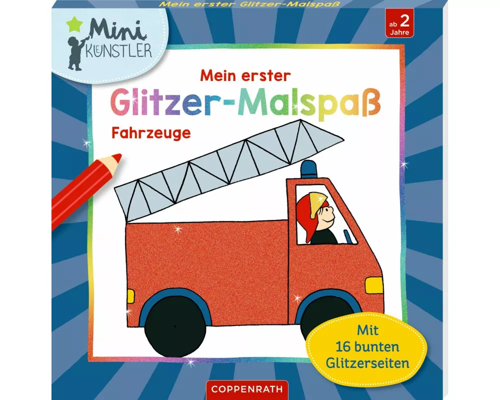 Mein erster Glitzer-Malspaß: Fahrzeuge