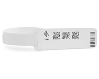 Zebra Z-Band UltraSoft. Type: Hospital wristband, Product colour: White, Coloration: Monochromatic. Size (imperial): 15.2 cm (6")
