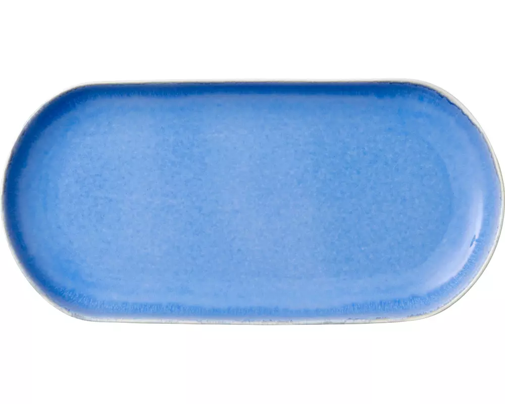 Studio Round Servierplatte North 2 Stück, Eisblau shiny