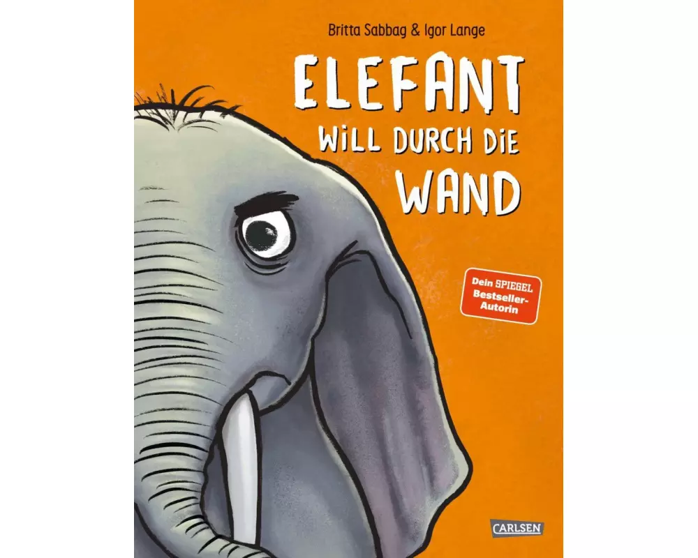 Elefant will durch die Wand