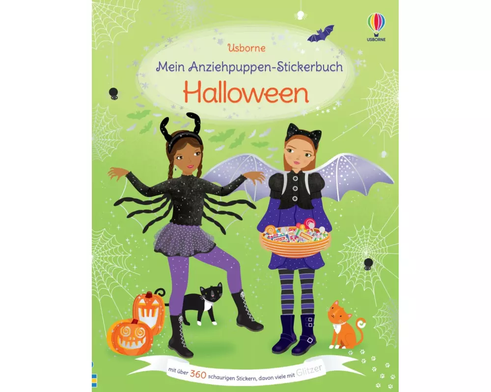 Mein Anziehpuppen-Stickerbuch: Halloween