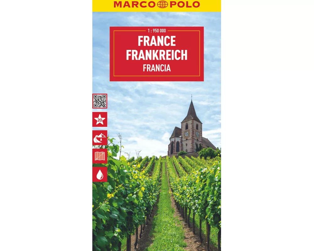 MARCO POLO Reisekarte Frankreich 1:950.000