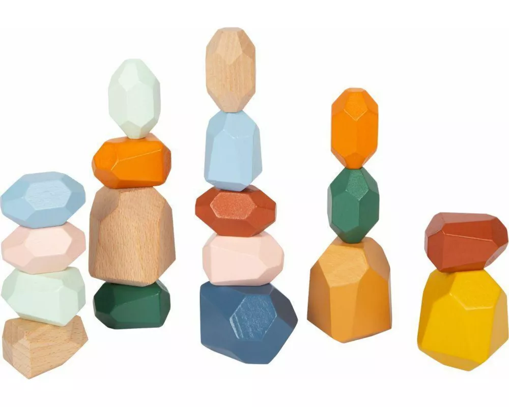 Balanciersteine aus Holz "Safari"