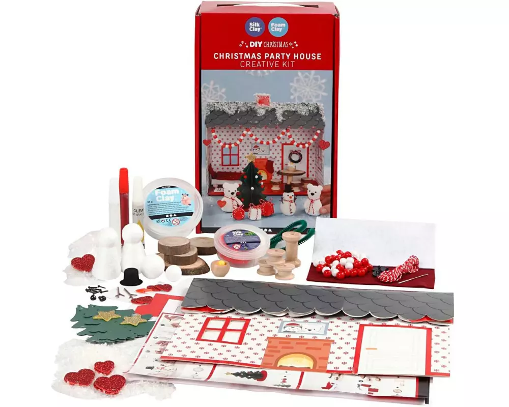 Creativ Company Bastelset Weihnachtshaus
