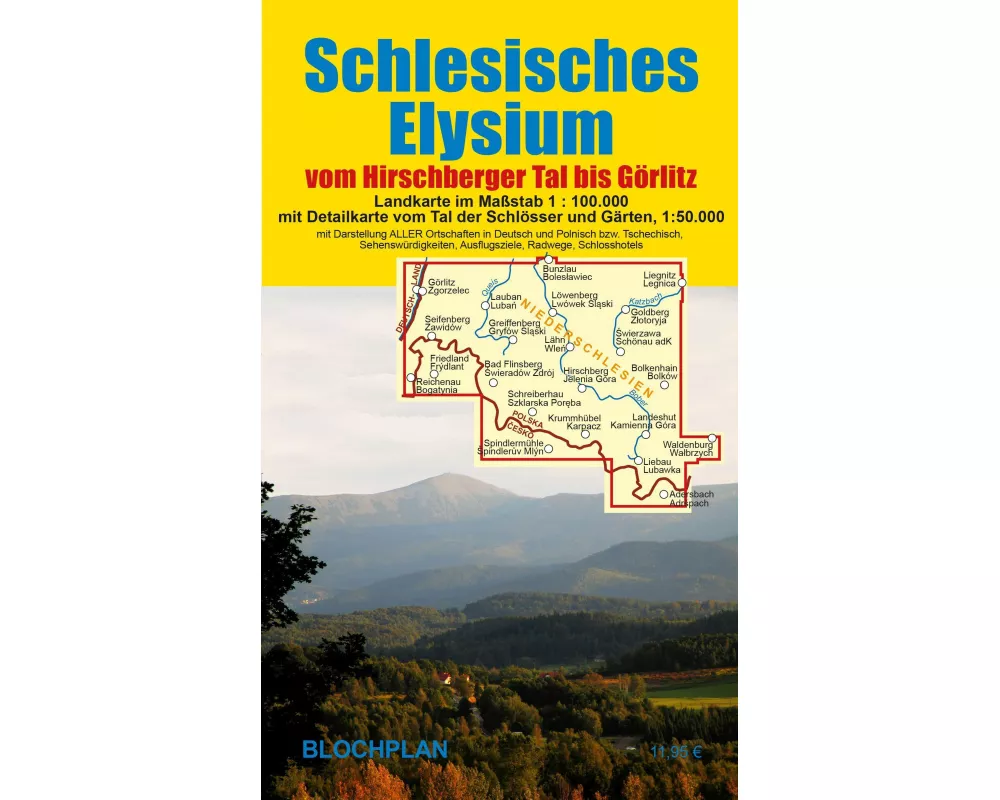 Landkarte Schlesisches Elysium 1: 100.000