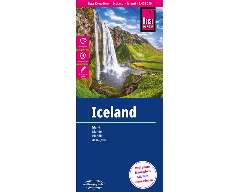 Reise Know-How Landkarte Island / Iceland (1:425.000)