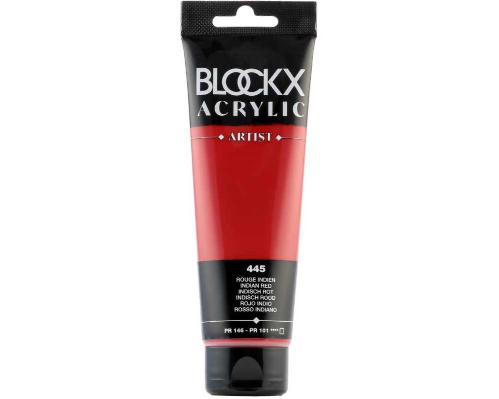 BLOCKX Acrylfarbe 120ml 60445BXC indischrot