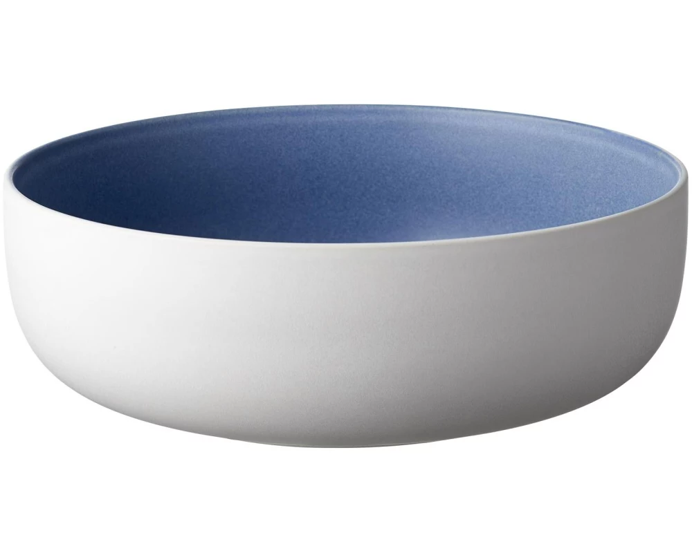 Studio Round Schale North 25 cm, 1 Stück, Eisblau matt