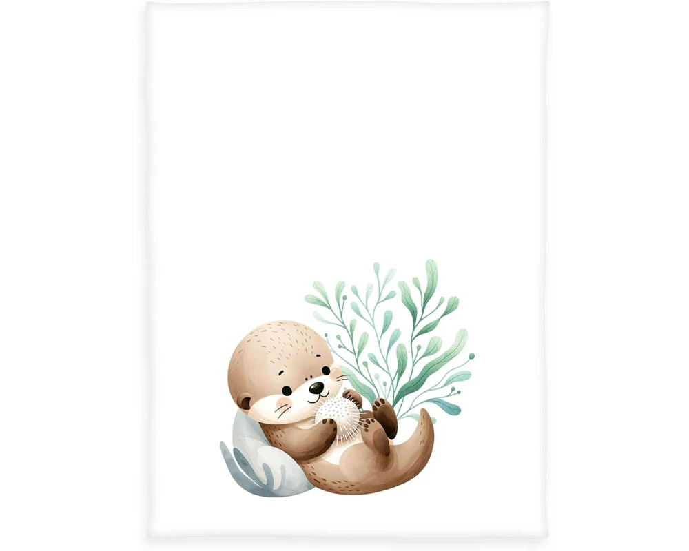 Herding Kuscheldecke Schnuffel-Otter 75 x 100 cm