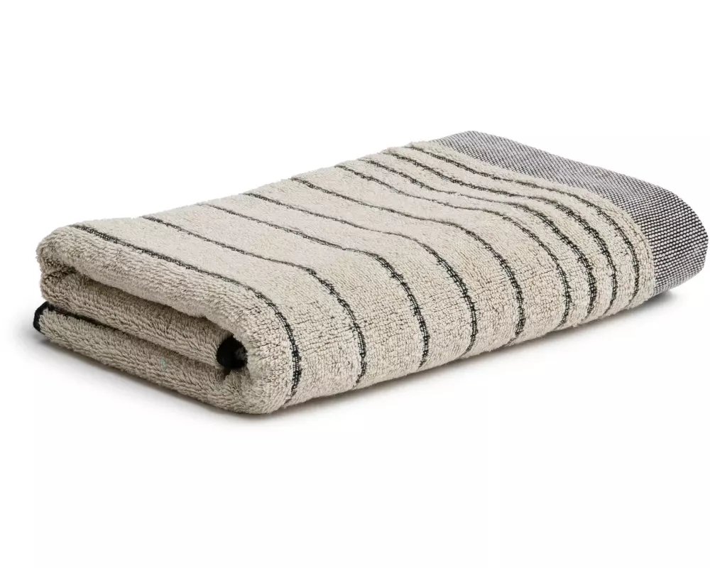 Möve Handtuch Eden Querstreifen 50 x 100 cm, Nature