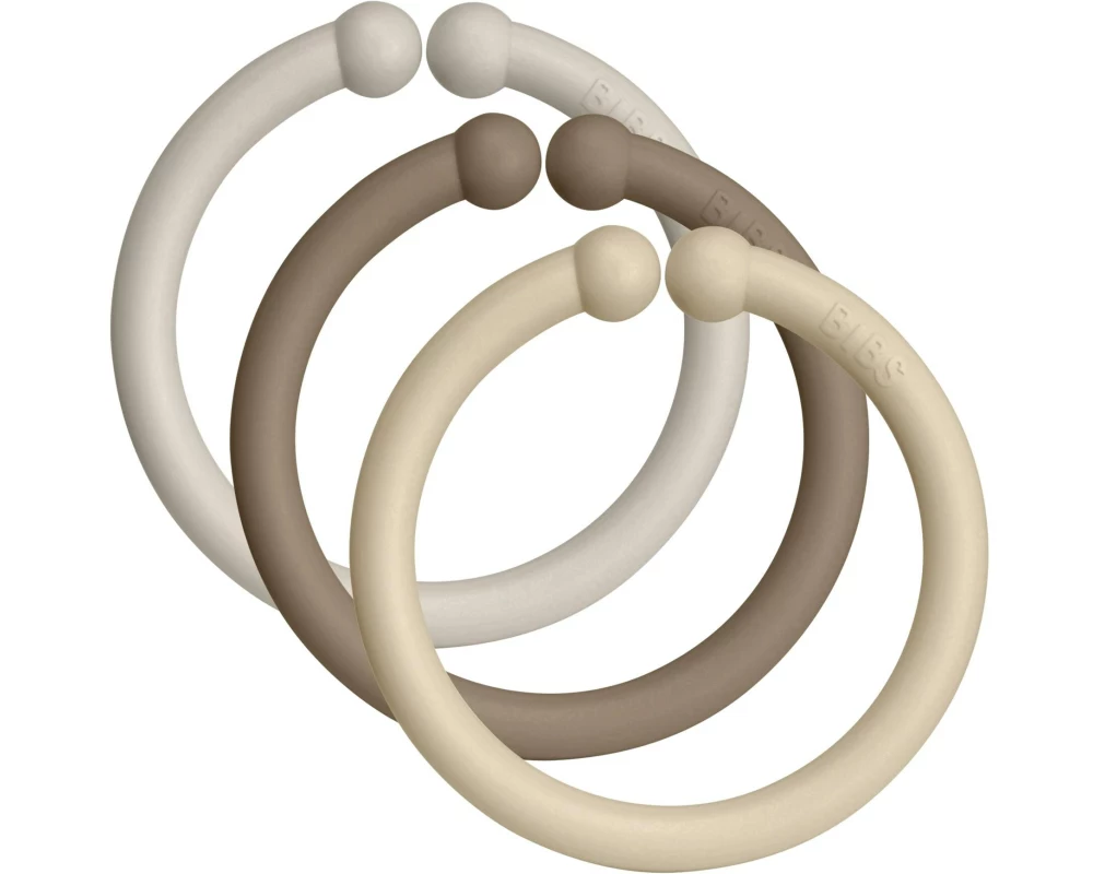Bibs Loops 12er-Pack Sand Dunkle Eiche Vanille