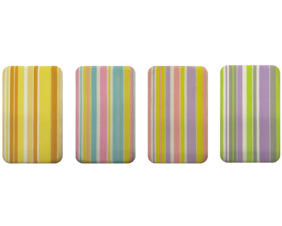 ROOST Radiergummi 4 ass. EP-289 Streifen