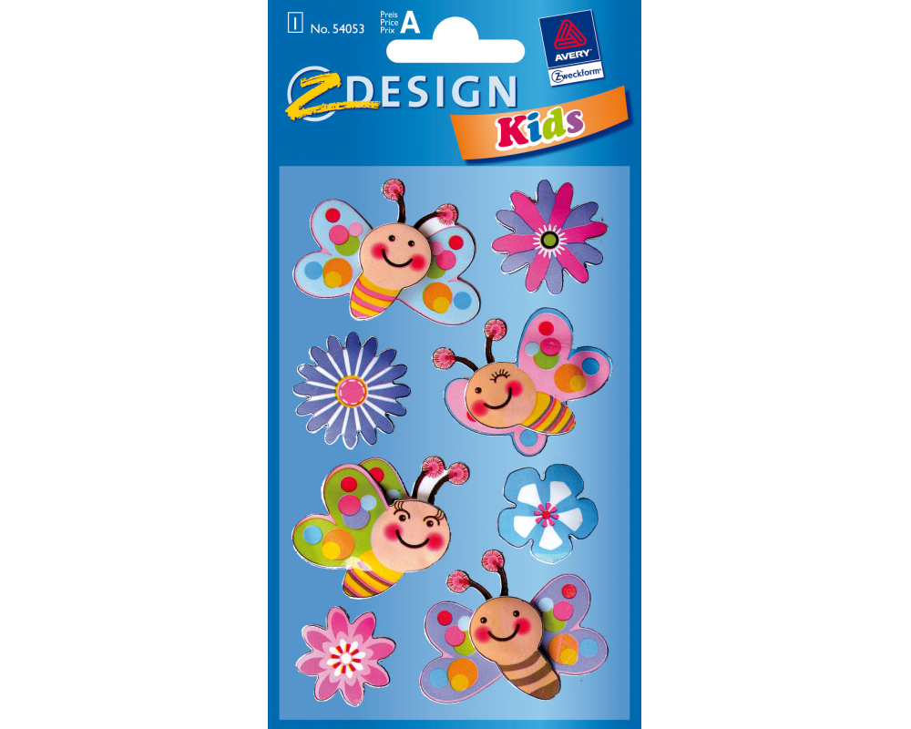 Z-DESIGN Sticker Kids 3D 54053 Bienen