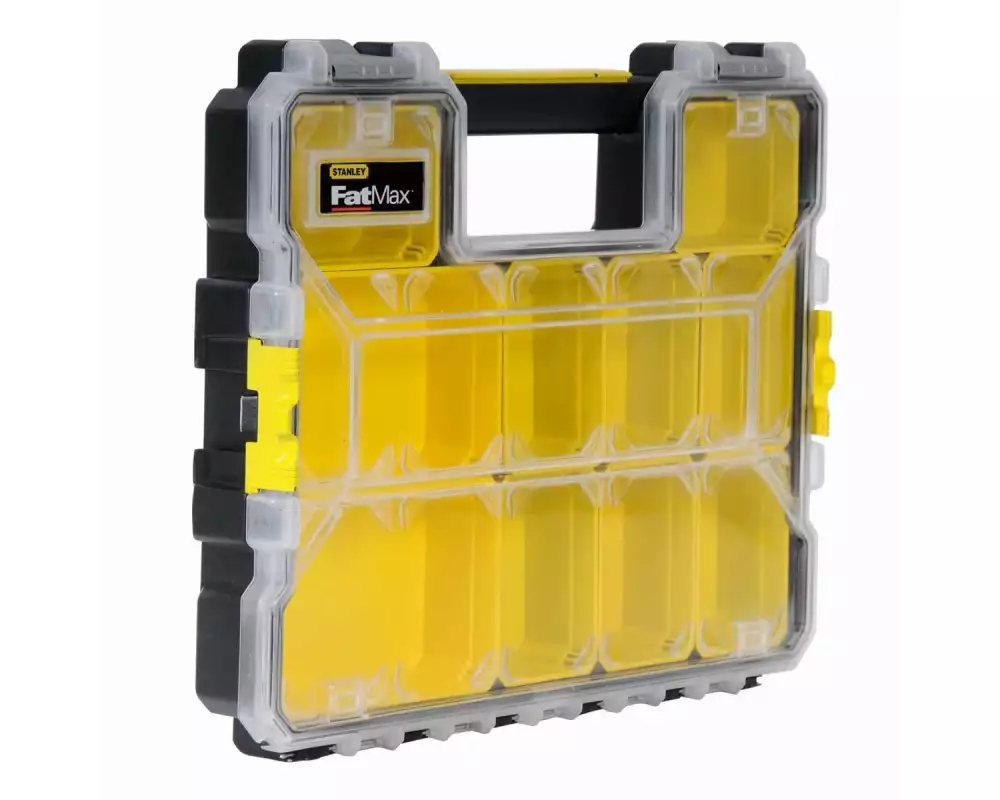 Stanley Fatmax Organizer 10 Fächer, Kunststoffschliessen