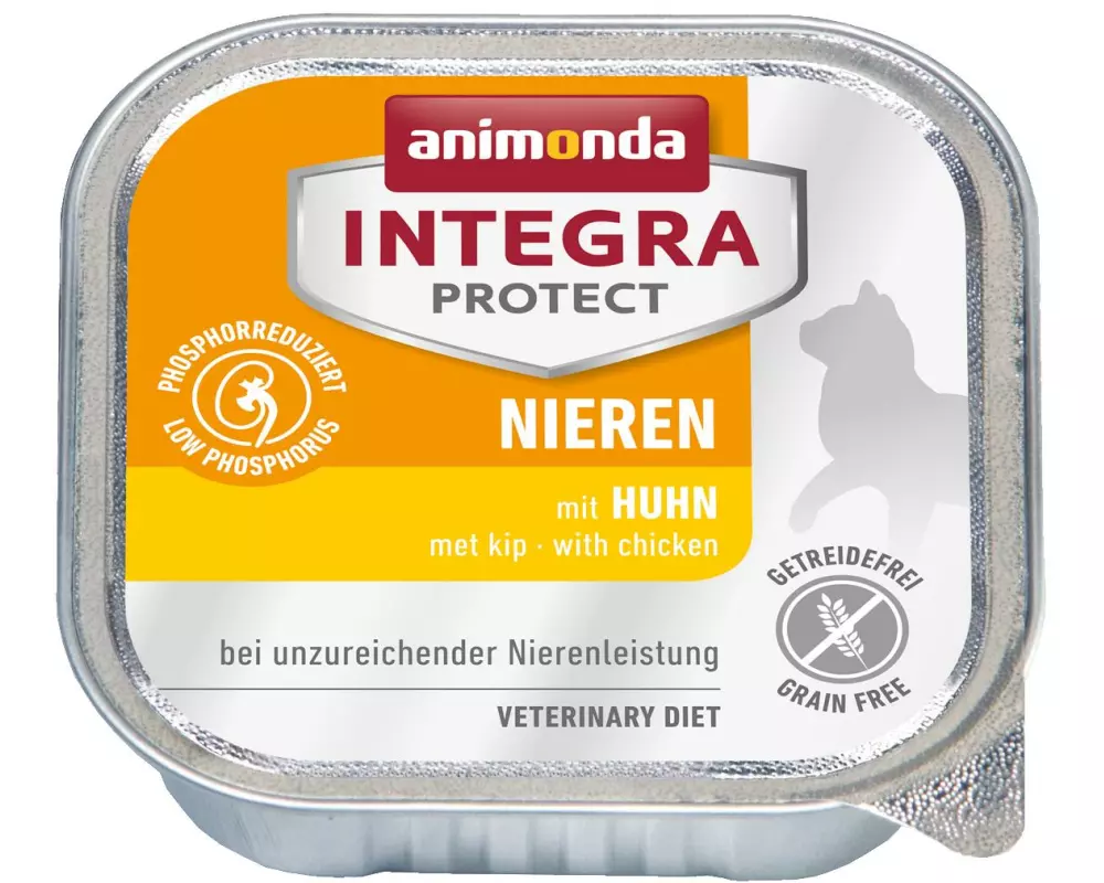 Animonda Integra Protect Nassfutter Renal Nieren Huhn, 100 g