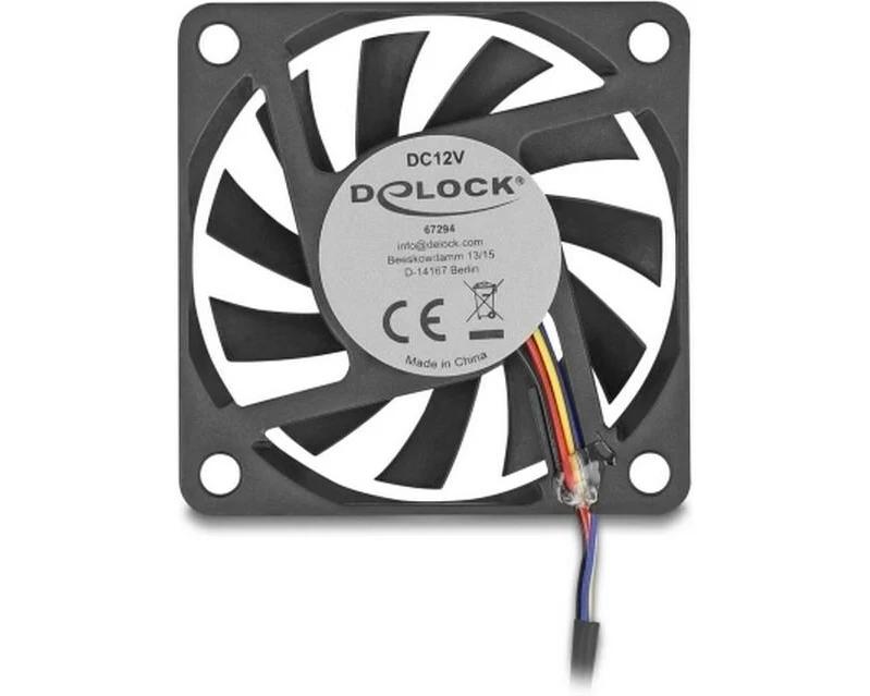 Delock PC-Lüfter 12 V DC, 60 x 60 x 10 mm