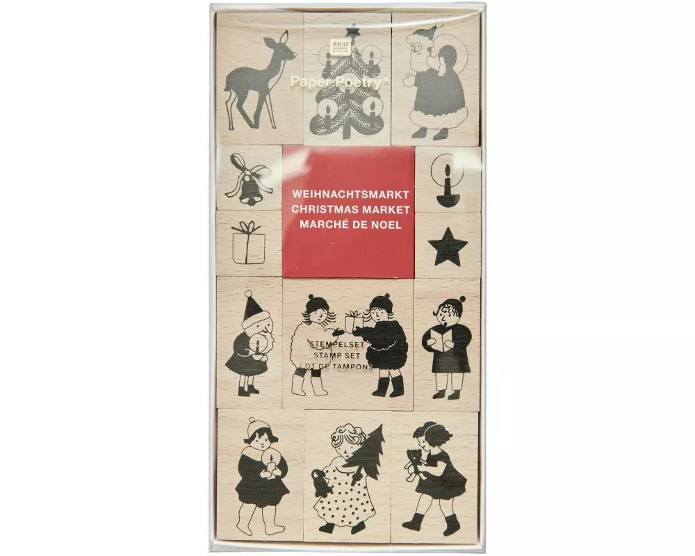 Rico Design Stempelset Kinder 13 Stück