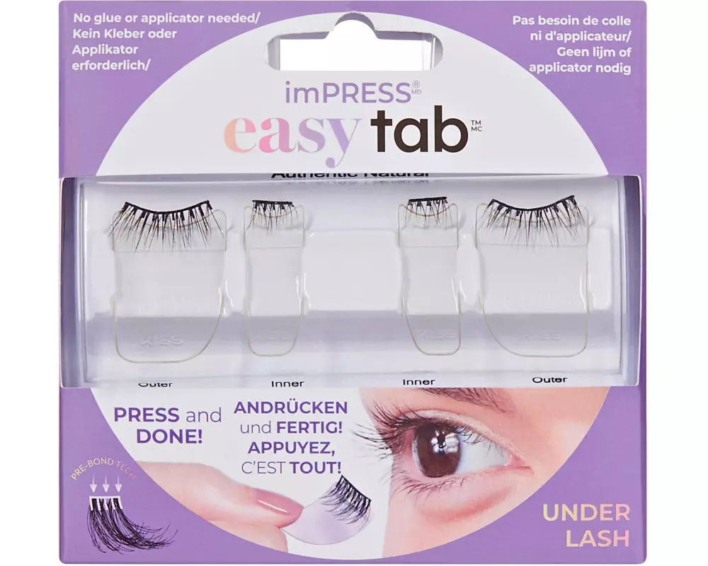 Kiss Impress Press On Falsies 02 Authentic Natural