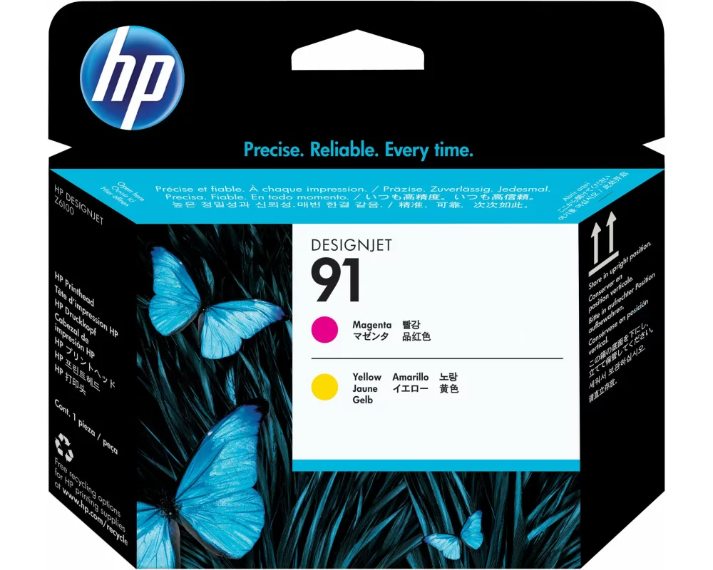 HP 91 Original Printhead magenta + yellow