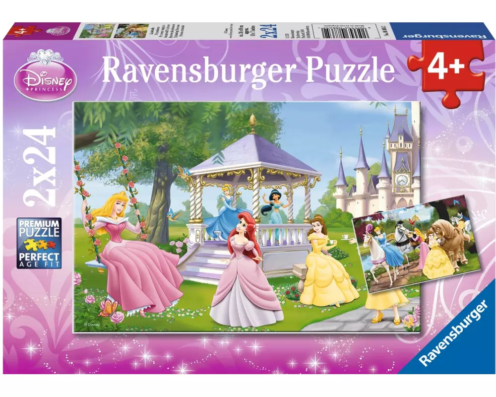 Ravensburger Puzzle Zauberhafte Prinzessinnen 2 x 24 Teile